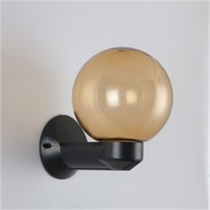 8" SPHERE GATE LIGHT WALL BRONZE