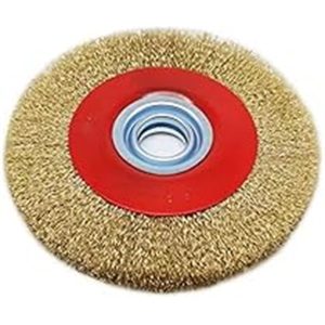 BRASS WIRE WHEEL BRUSH 6in 6000RPM