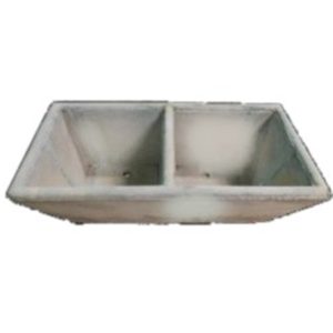 CONCRETE SINK - DOUBLE