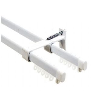 CURTAIN RAIL DOUBLE 1MTR
