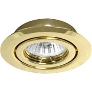 DOWNLIGHT FITTING BRASS ADJUSTABLE