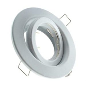 DOWNLIGHT FITTING WHITE ADJUSTABLE