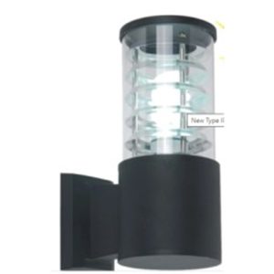 FLAT TOP WALL LIGHT BLACK