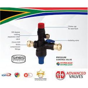 GEYSER PRESSURE CONTROL VALVE  400KPA 15MM SABS