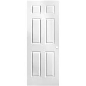 INTERIOR 6 PANEL DOOR WHITE
