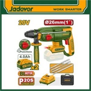 JDLM1B262 CORDLESS ROTARY HAMMER DRILL 20V 26MM