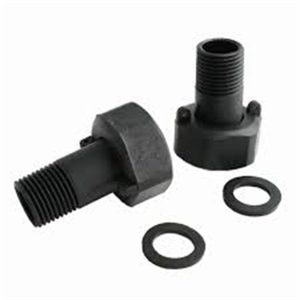 WATER METER CONNECTORS 15MM PLASTIC